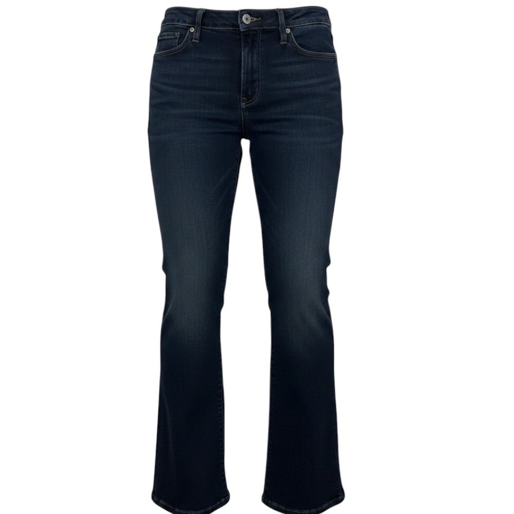 NWTLee Legendary Bootcut Jeans Womens 14 Short Blackout Dark Wash Denim 10352257